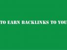 16 Ways to earn backlinks to your blog