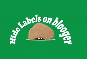 Hide labels on blogger: Akeentech blog.