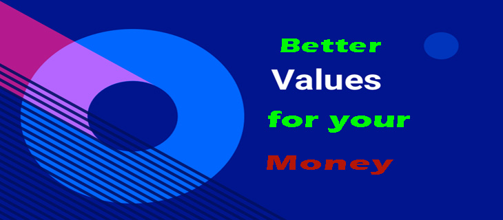 Better values for your money