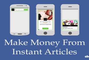 Facebook instant articles money