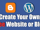 How to create your own blog or website in minutes